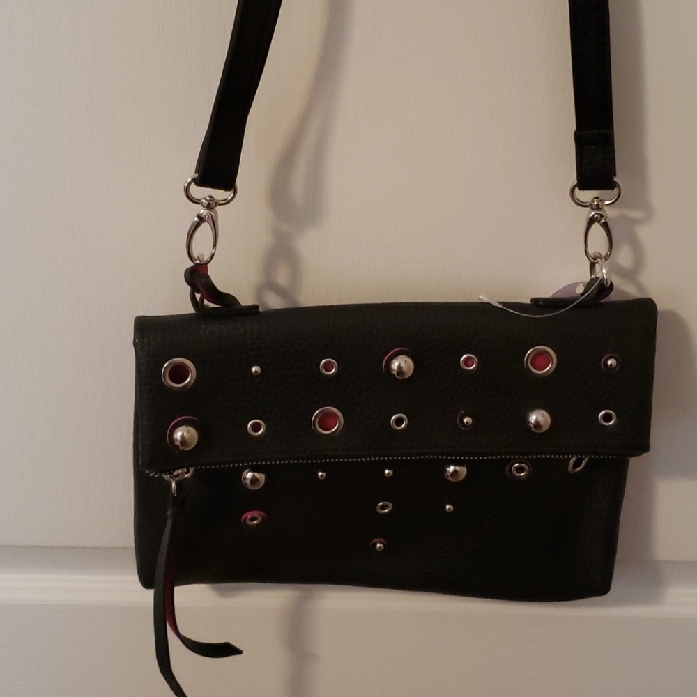 Jessica Simpson Black Clutch/ Cross Body Bag